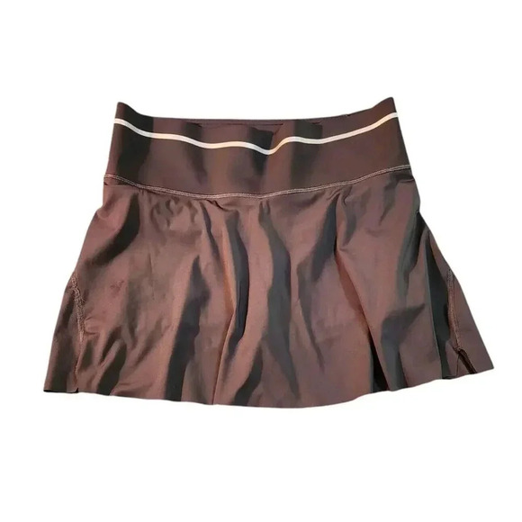 Athleta Mini Skirt W/ Shorts Womens Size S Black Pull On A-Line Elastic Waist - Picture 1 of 8